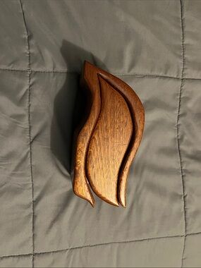 Hand-Carved Sepelly African wood by me jewelry box in Rota Spain